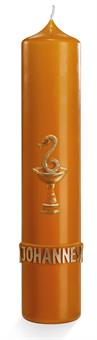 Apostelkerzen 250/50 mm 250/50 mm | Ocker | Ocker/Gold