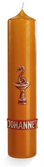 Apostelkerzen 250/70 mm 250/70 mm | Ocker | Rot/Gold