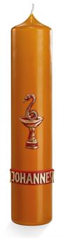 Apostelkerzen 300/80 mm 300/80 mm | Ocker | Rot/Gold