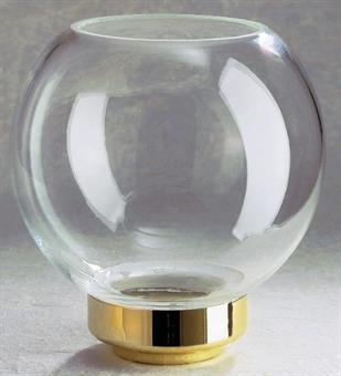 Flambeaux-Glas Klassik Messing, Kugelform 