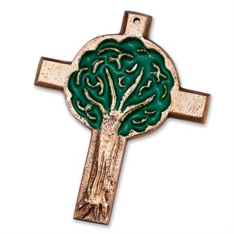Bronzekreuz "Lebensbaum" 