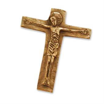 Bronzekreuz "Kreuz mit Korpus" 