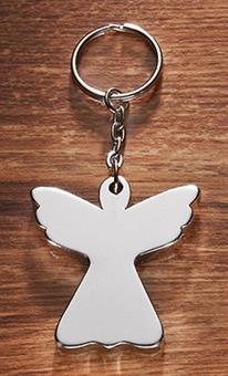 Schlüsselanhänger "Engel" aus Alu 