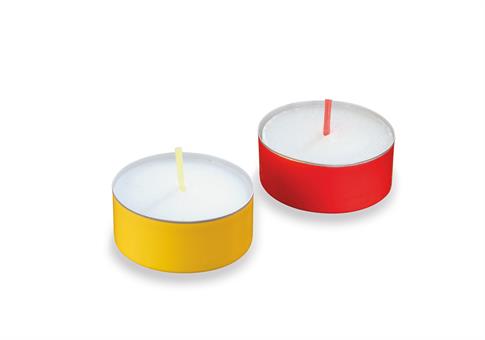 Votive light, yellow 