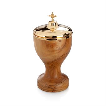 Ziborium aus Olivenholz 