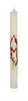 Marian Candle 
size 600/60 mm 