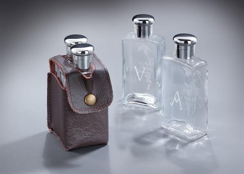 Set "Wein- und Wasserflasche" mit Etui 