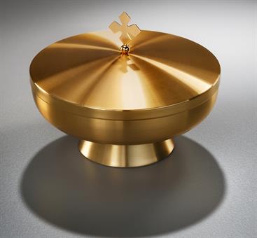 Ciborium, gold-plated 