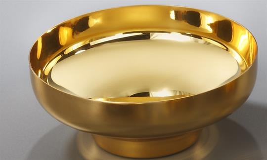 Host Bowl, gold-plated 