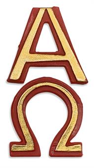 Ostersymbole "A" und "O" 
