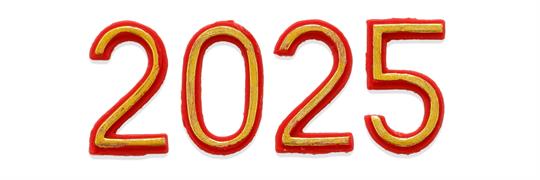 Jahreszahlen für Osterkerze "2025" ca. 3,5  cm 