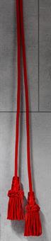 Alb Cincture with tassel at the end, red 