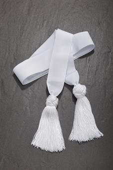 Alb Cincture with tassel at the end, white 