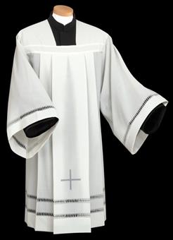 surplice made of wool/polyester 