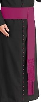 Alb Cincture with fringes, violet 