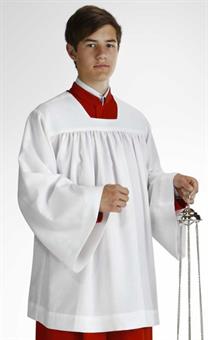 Ministranten-Chorhemd, Trevira, gezogene Falten 