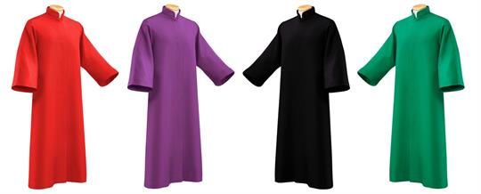 Altar server cassock, 
with sleeves 