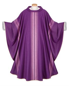 Chasuble, purple, incl. Inner stole 