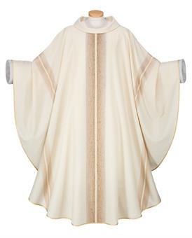 Chasuble, white, incl. Inner stole 